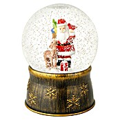 Figura LED navideña bola de nieve (6 x 13 x 17,5 cm, Bronce, Funciona con pilas, LED) | BAUHAUS