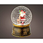 Figura LED navideña bola de nieve (6 x 13 x 17,5 cm, Bronce, Funciona con pilas, LED) | BAUHAUS