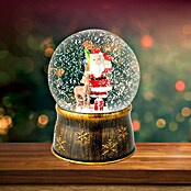 Figura LED navideña bola de nieve (6 x 13 x 17,5 cm, Bronce, Funciona con pilas, LED) | BAUHAUS