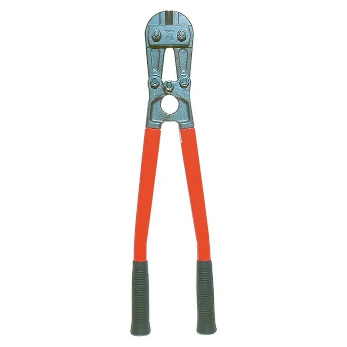 Stubai Bolzenschneider - Länge: 780 mm - Bolzenschneider mit rotem Griff und grauem Kopf zum Schneiden von Bolzen und Metall.