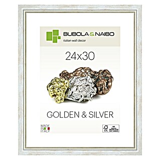 Bubola & Naibo Holzrahmen Marisa 6280 (24 x 30 cm, Silber)
