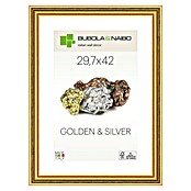 Bilderrahmen (Gold, 29,7 x 42 cm / DIN A3, Holz)