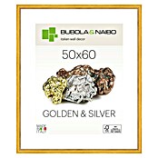 Marco de fotos (Dorado, 50 x 60 cm, Madera)