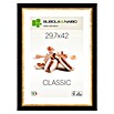 Bilderrahmen (Schwarz/Gold, 29,7 x 42 cm / DIN A3, Holz)