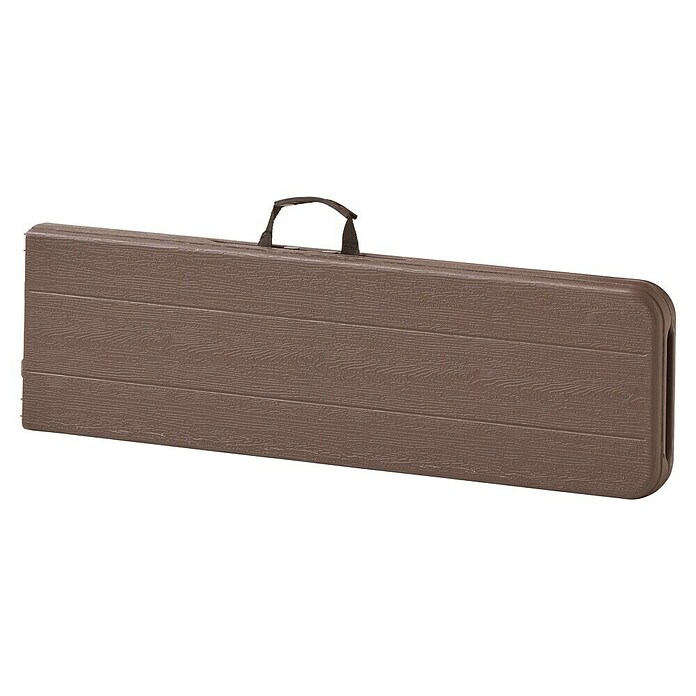 Set de muebles de jardín Wood (3 pzs., Acero/HDPE, Marrón) | BAUHAUS