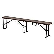 Set de muebles de jardín Wood (3 pzs., Acero/HDPE, Marrón) | BAUHAUS