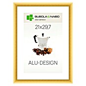 Bubola & Naibo Bilderrahmen (Gold, 21 x 29,7 cm / DIN A4, Aluminium)