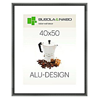 Bubola & Naibo Alurahmen Alu-Design I (Bildformat: 40 x 50 cm, Anthrazit)