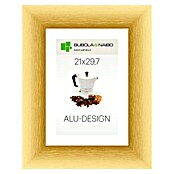 Bubola & Naibo Bilderrahmen (Gold, 21 x 29,7 cm / DIN A4, Aluminium)