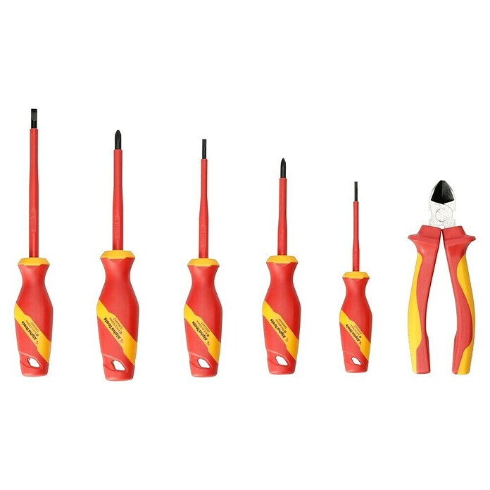 Alpha Tools Destornillador para electricista VDE (6 pzs.) | BAUHAUS