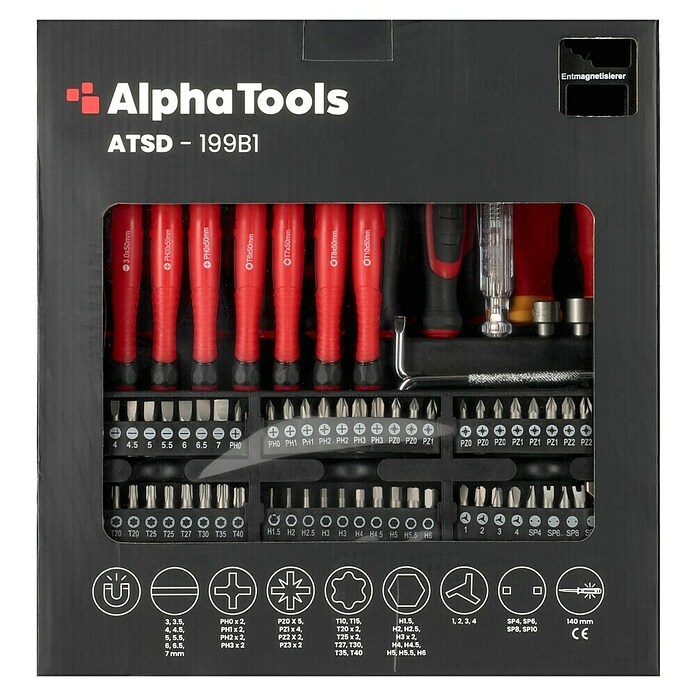 Alpha Tools Schraubendreher-Set (101 -tlg.) | BAUHAUS