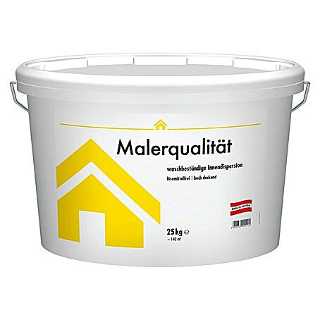Wandfarbe Malerqualität (Weiß, Abtönbar, 25 kg)