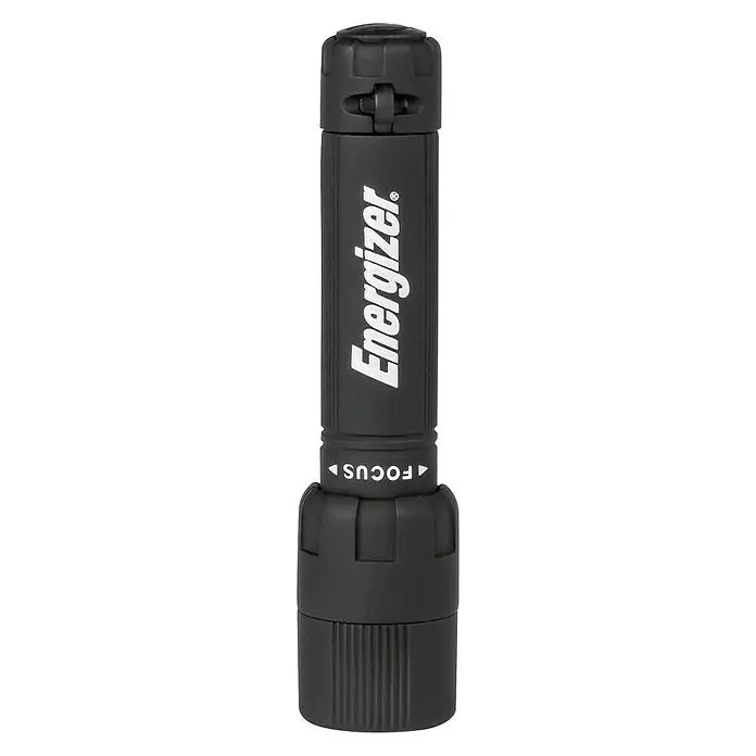Energizer Linterna X-Focus - 2,9 x 2,9 x 15,8 cm, 7 lm - Linterna negra Energizer con enfoque ajustable para una iluminación versátil en diversas situaciones.