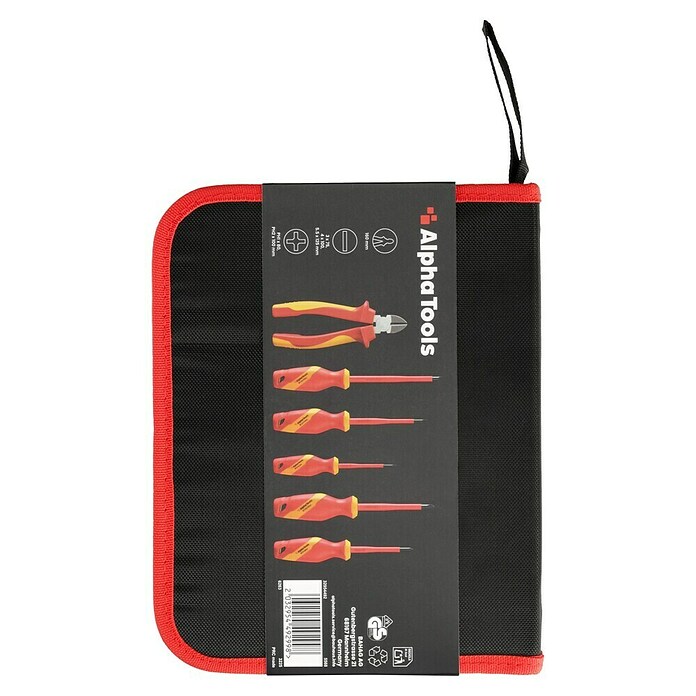 Alpha Tools Destornillador para electricista VDE (6 pzs.) | BAUHAUS