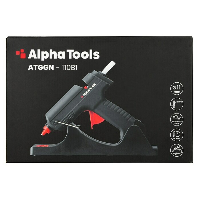 Alpha Tools Heißklebepistole (500 W, Durchmesser Klebepatrone: 11 mm - 12 mm) | BAUHAUS