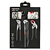 Alpha Tools Zangen-Set Sanitär (3 -tlg., 1 x Wasserpumpenzange, 1 x Verstellbare Armaturenzange, 1 x Rohrzange) | BAUHAUS