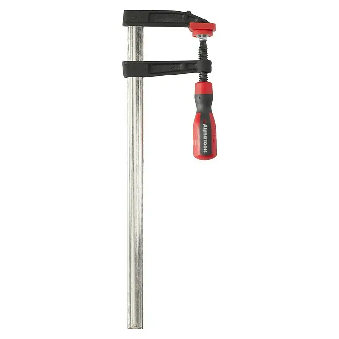 Alpha Tools Schraubzwinge Set - Spannweite: 0 mm - 350 mm, 2 Stk. - Alpha Tools Schraubzwinge mit verstellbarem Kopf und rutschfestem Griff für präzise und sichere Fixierung von Werkstücken.