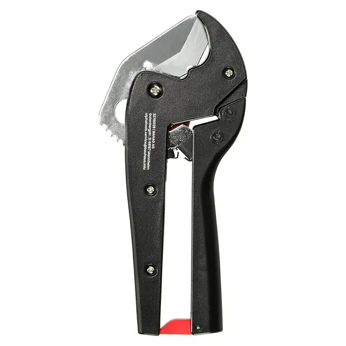 Alpha Tools Rohrabschneider - Durchmesser Rohr: 3 mm - 42 mm - Rohrschneider in Schwarz und Silber. Zum sauberen und präzisen Schneiden von Rohren, ideal für Sanitär- und Installationsarbeiten.