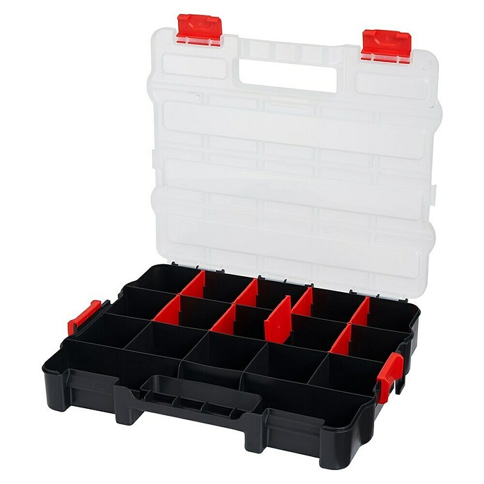 Alutec Organizer Compact 330 (L x B x H: 330 x 270 x 60 mm, Anzahl Fächer: 17 Stk., Ohne Inhalt) | BAUHAUS