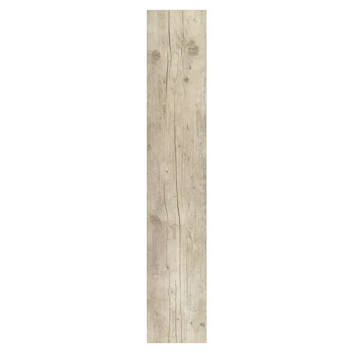 Parador Vinylboden Classic 2030 - Altholz geweißt Holzstruktur, Landhausdiele, 1.207 x 216 x 9,6 mm - Helle Holzdiele mit markanter Maserung und Astlöchern. Die Oberfläche wirkt rustikal und verleiht jedem Raum Wärme und Charakter.
