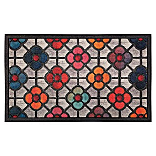 Felpudo antideslizante Fiore (Multicolor, 75 x 45 cm)