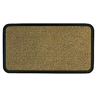 Felpudo antideslizante Twist (Beige, 75 x 40 cm)