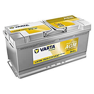 Varta Bootsbatterie Professional AMG LA105 (Kapazität: 105 Ah, 12 V)
