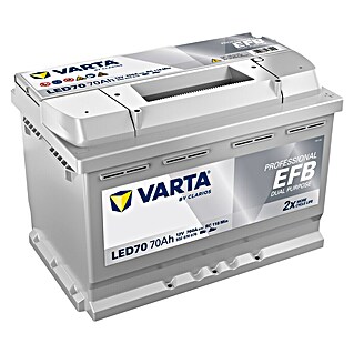 Varta Bootsbatterie Professional EFB LED70 (Kapazität: 70 Ah, 12 V)