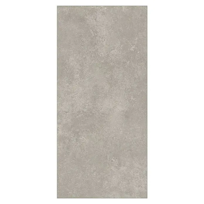 Parador Designboden Modular One - Stein Atlas hellgrau, Landhausdiele, 853 x 400 x 8 mm - Nahaufnahme einer beigen Fliese mit einer texturierten Oberfläche, die ein rustikales und natürliches Aussehen verleiht. Ideal für Boden- oder Wandbeläge.