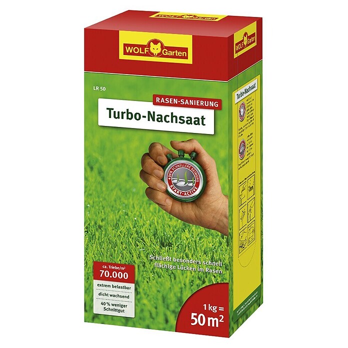 LR50 TURBO-NACHSAAT 50m² 1kg