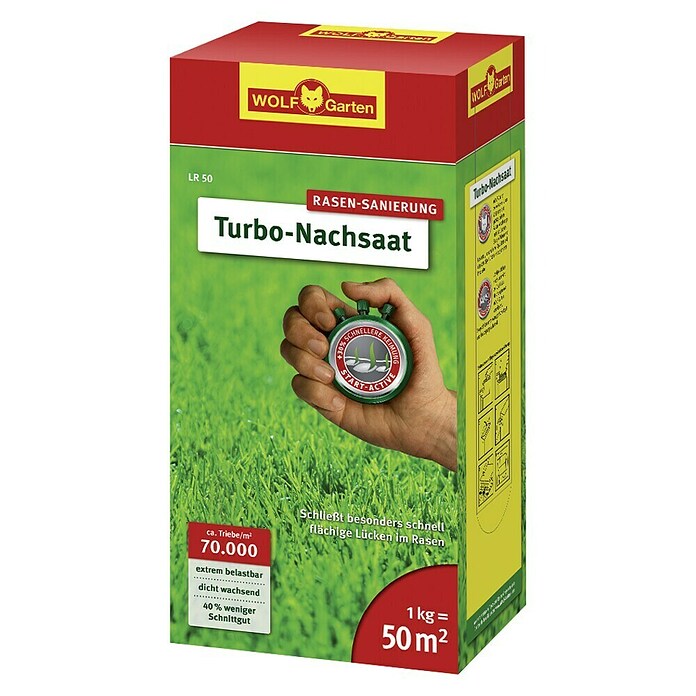 LR50 TURBO-NACHSAAT 50m² 1kg