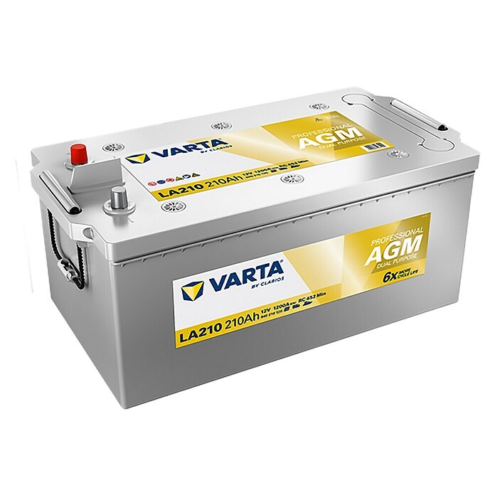Varta Bootsbatterie Professional AGM LA210 (Kapazität: 210 Ah, 12 V) | BAUHAUS