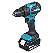 Makita Taladro atornillador percutor de batería DHP490 (18 V, 2 baterías, 3 Ah, 65 Nm) | BAUHAUS