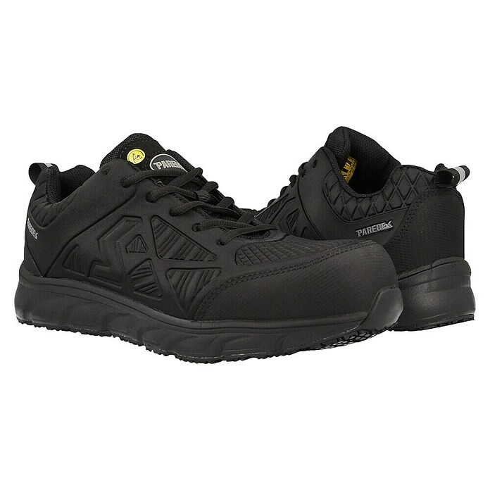 Paredes Zapato bajo de seguridad Jet (41, Clase de protección según EN ISO 20345: S3, Negro) | BAUHAUS