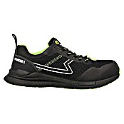 Paredes Zapato bajo de seguridad Galena (47, Clase de protección según EN ISO 20345: S1P, Negro/Verde) | BAUHAUS