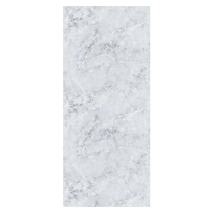 Wetwall Wandpaneel Elite - 16 x 242 cm, Fumo, Abgerundete Kante - Elegante Marmorfliese mit feinen grauen Adern für ein stilvolles Ambiente. Perfekt für Böden und Wände, die einen Hauch von Luxus suchen.