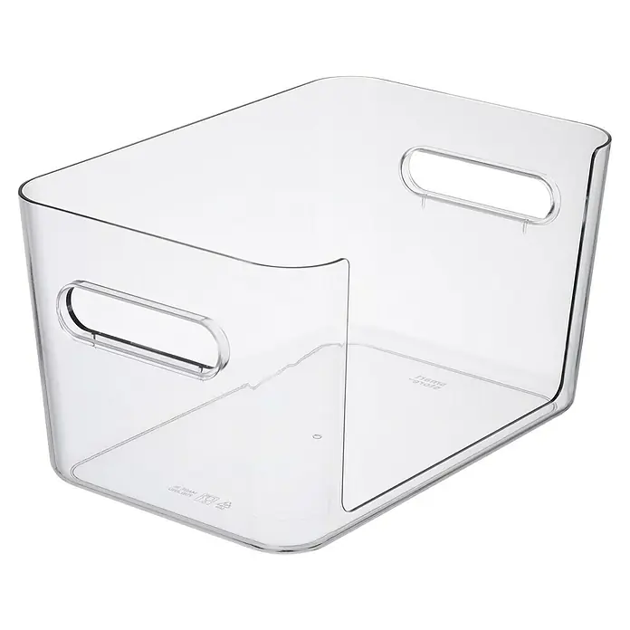 SmartStore Vorratsdose Compact Access - L x B x H: 20 x 29,5 x 16 cm, Kunststoff, Transparent - Transparenter Aufbewahrungsbehälter aus Kunststoff mit Griffen für eine einfache Organisation im Haushalt oder Büro.