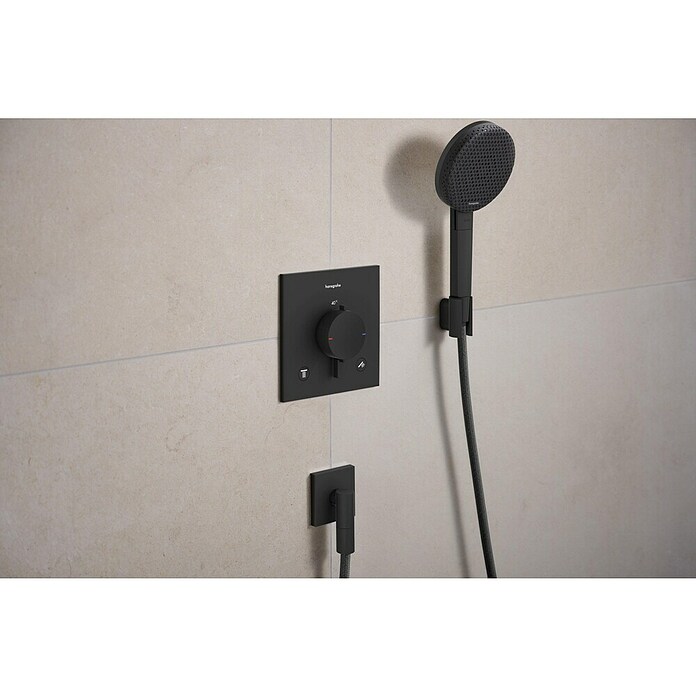 Hansgrohe Douchekop Raindance alive handdouche125 3 jet (Aantal functies: 3 st., Zwart) | BAUHAUS