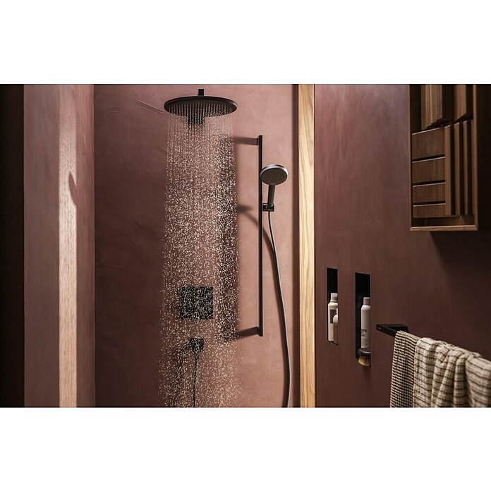 Hansgrohe Douchekop Raindance alive handdouche125 3 jet (Aantal functies: 3 st., Zwart) | BAUHAUS
