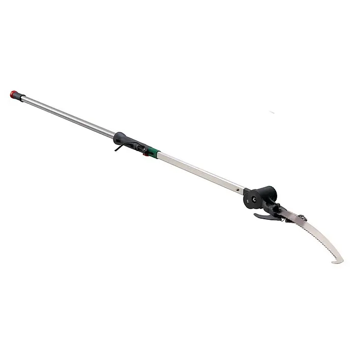 Gardol Teleskop-Astschere GDB32 Comfort - Längenverstellung: 199 cm - 275 cm, Schneidsystem Gartenschere: Bypass - Astsäge mit Teleskopstiel für Baumschnittarbeiten in großer Höhe, mit präziser Säge für müheloses Schneiden und einfache Handhabung.