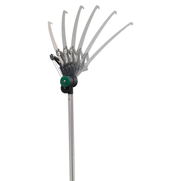 Gardol Teleskop-Astschere GDB32 Comfort - Längenverstellung: 199 cm - 275 cm, Schneidsystem Gartenschere: Bypass - Wäscheständer mit mehreren Armen und einem Drehmechanismus zur einfachen Nutzung. Das Produkt ist ideal für kleine Räume.