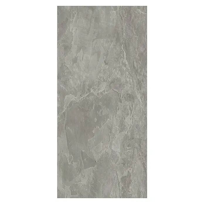 Wetwall Wandpaneel Elite - 16 x 242 cm, Scafell Slate, Abgerundete Kante - Graue Fliesen mit marmorähnlicher Textur für einen edlen Look. Die Fliese verleiht jedem Raum ein modernes und stilvolles Ambiente.