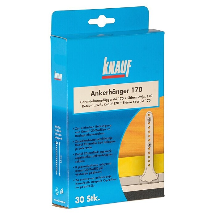 Knauf Ankerhänger (30 Stk.)