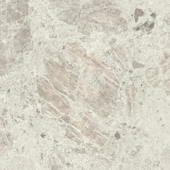 Wetwall Wandpaneel Elite - 16 x 242 cm, Terrazzo Rock, Abgerundete Kante - Elegante Marmorfliese mit subtilen Grautönen und natürlicher Maserung, ideal für stilvolle Innenräume und zeitlose Designs.