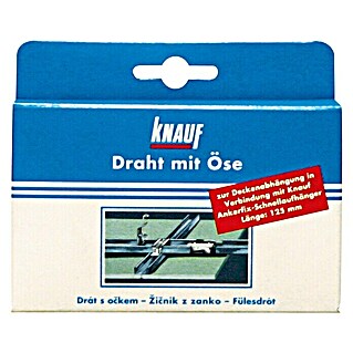 Knauf Draht mit Öse (Länge: 125 mm, 35 Stk.)