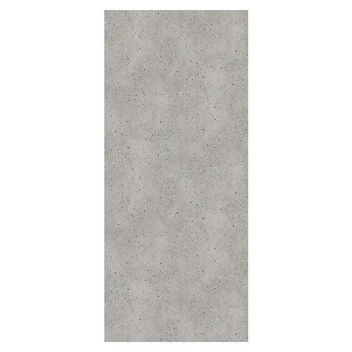 Wetwall Wandpaneel Elite - 16 x 242 cm, Pewter Terrazzo, Abgerundete Kante - Graue Terrazzo-Fliese mit gesprenkeltem Muster. Die vielseitige Fliese mit Betonoptik eignet sich für Boden- und Wandbeläge im Innenbereich.