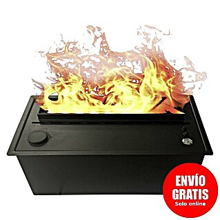 Purline Chimenea eléctrica Firecool Compact (60 W, Negro, 53,5 x 36 x 16 cm)