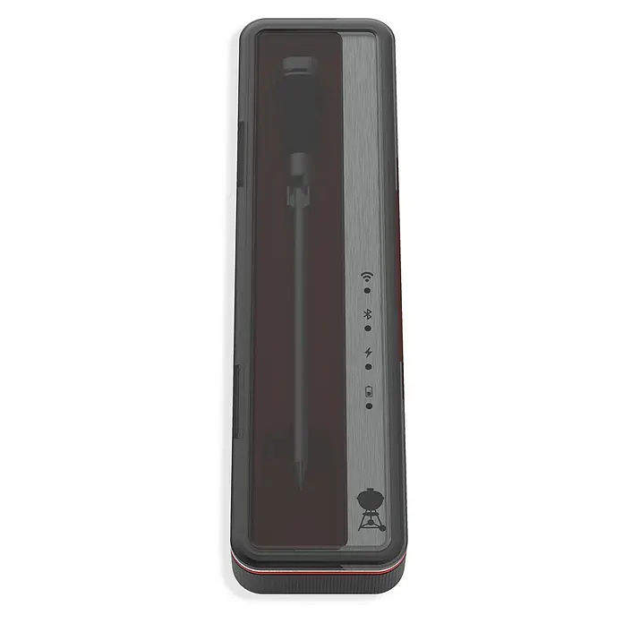 Weber Grill-Thermometer - L x B x H: 15 x 5,1 x 3,8 cm, Schwarz/Silber - Das Weber iGrill Thermometer für präzise Temperaturmessung beim Grillen. Kabellos und mit App-Anbindung für perfekte Ergebnisse.