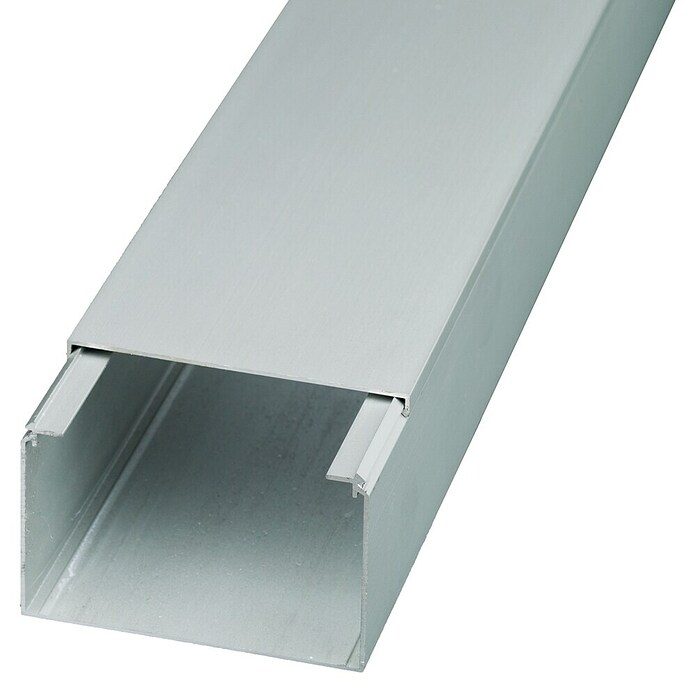 Kabelkanal CKA (B x H: 60 x 40 mm, Länge: 2 m, Aluminium, Weiß AL 9010) | BAUHAUS
