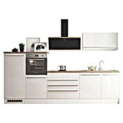 Respekta Küchenzeile Gabriel (Breite: 320 cm, Weiß-Hochglanz, Mit Elektrogeräten) | BAUHAUS